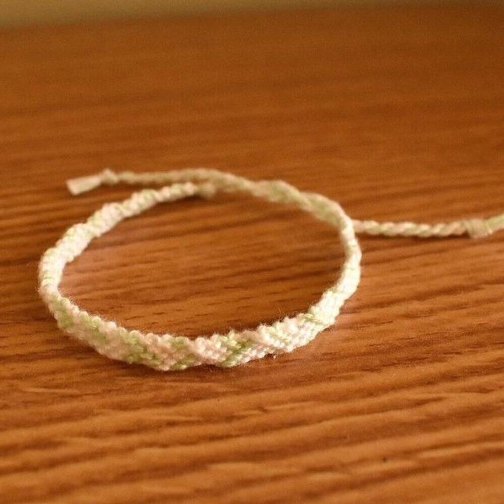 Soft Mint‎ Woven Bracelet